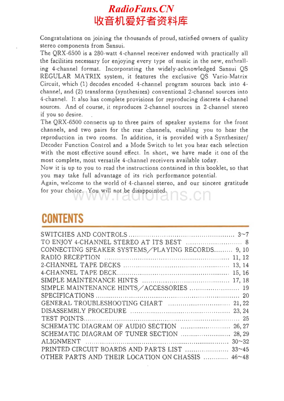 Sansui-QRX-6500-Service-Manual电路原理图.pdf_第2页