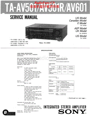 Sony-TA-AV601-Service-Manual电路原理图.pdf