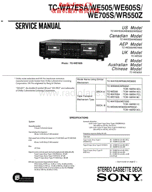 Sony-TC-WE505-Service-Manual电路原理图.pdf