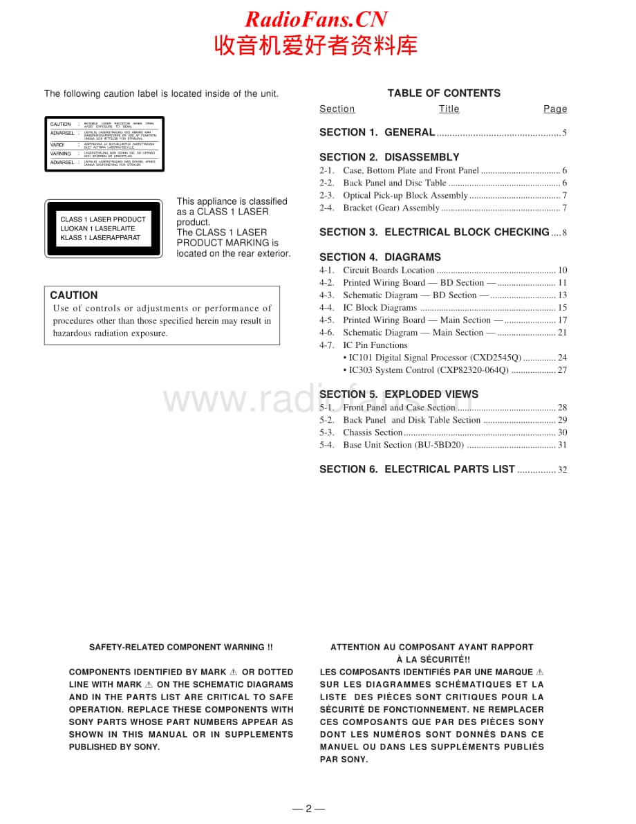 Sony-CDP-CE250Z-Service-Manual电路原理图.pdf_第2页