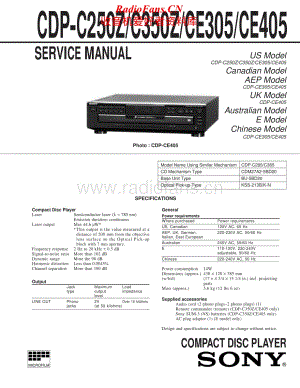 Sony-CDP-CE250Z-Service-Manual电路原理图.pdf