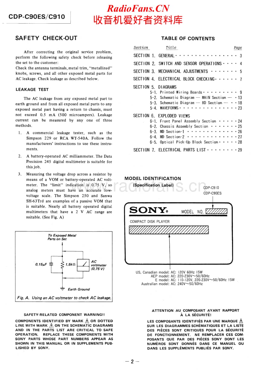 Sony-CDP-C90ES-Service-Manual电路原理图.pdf_第2页