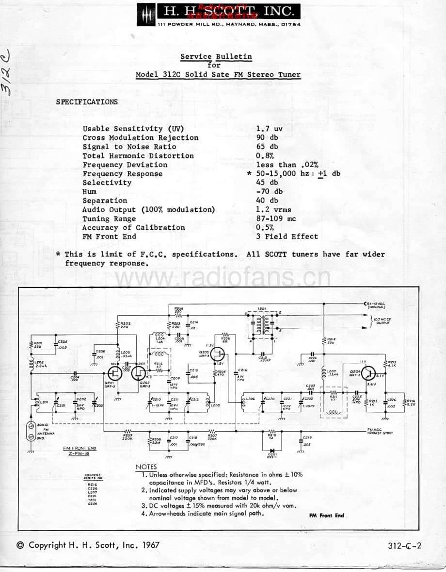 Scott-312C-Service-Manual电路原理图.pdf_第1页