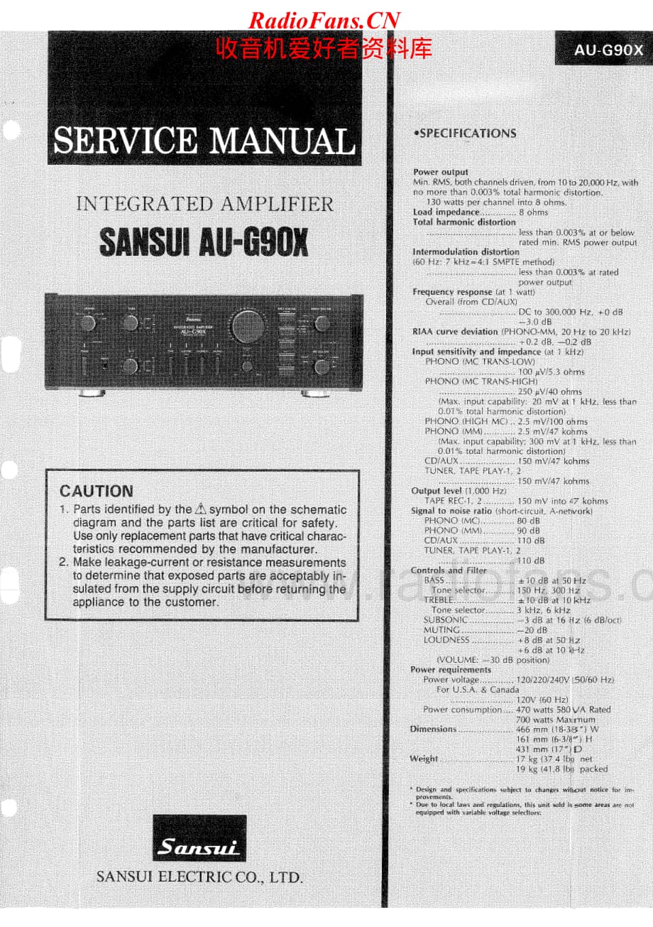 Sansui-AUG-90-X-Service-Manual电路原理图.pdf_第1页