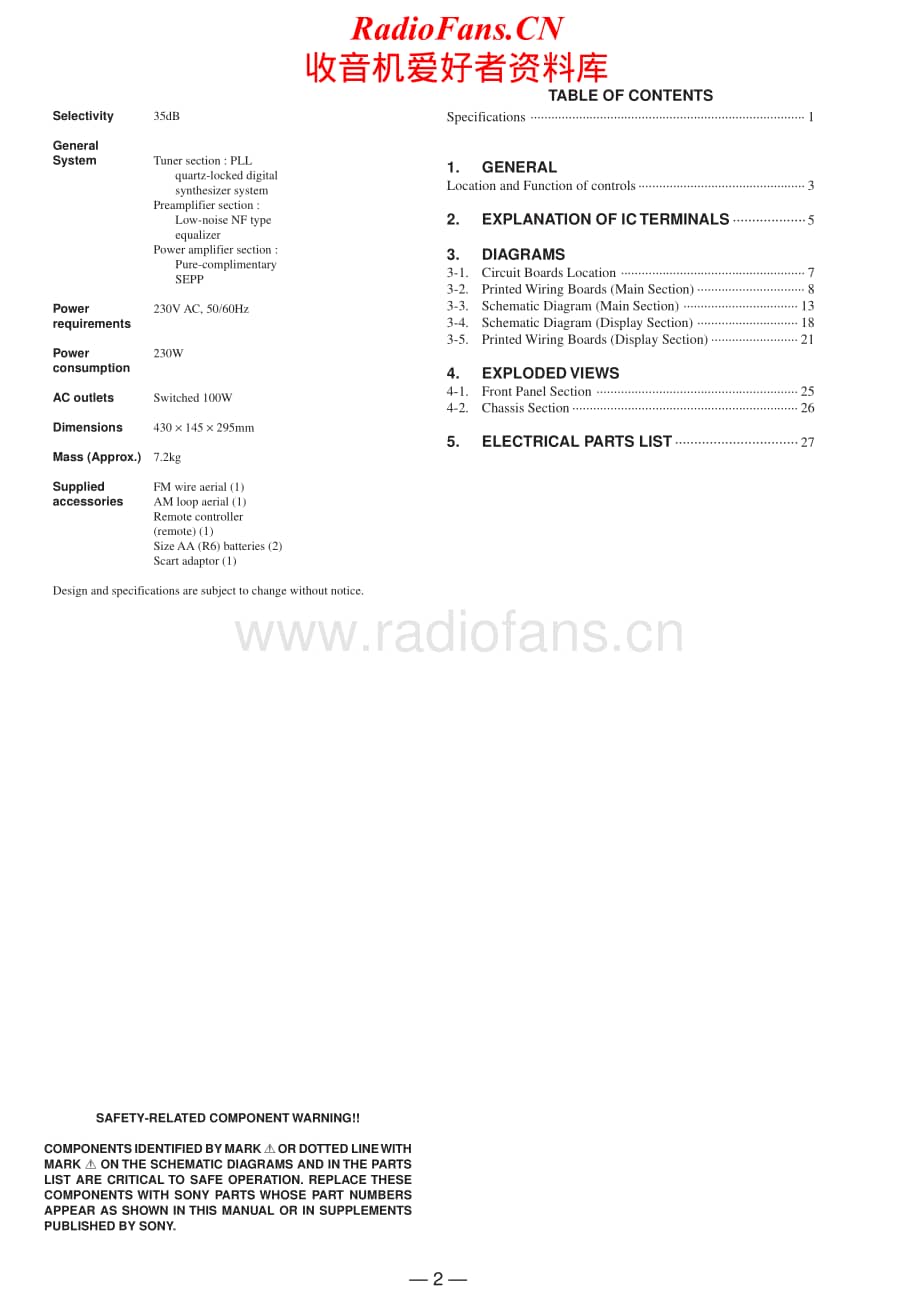 Sony-STR-DE515-Service-Manual电路原理图.pdf_第2页