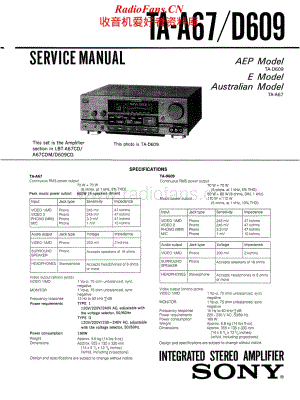 Sony-TA-A67-Service-Manual电路原理图.pdf