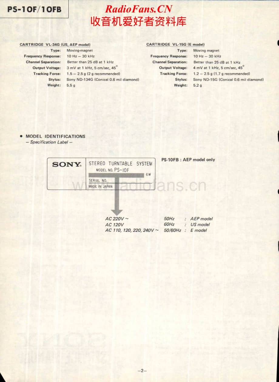 Sony-PS-10FB-Service-Manual电路原理图.pdf_第2页