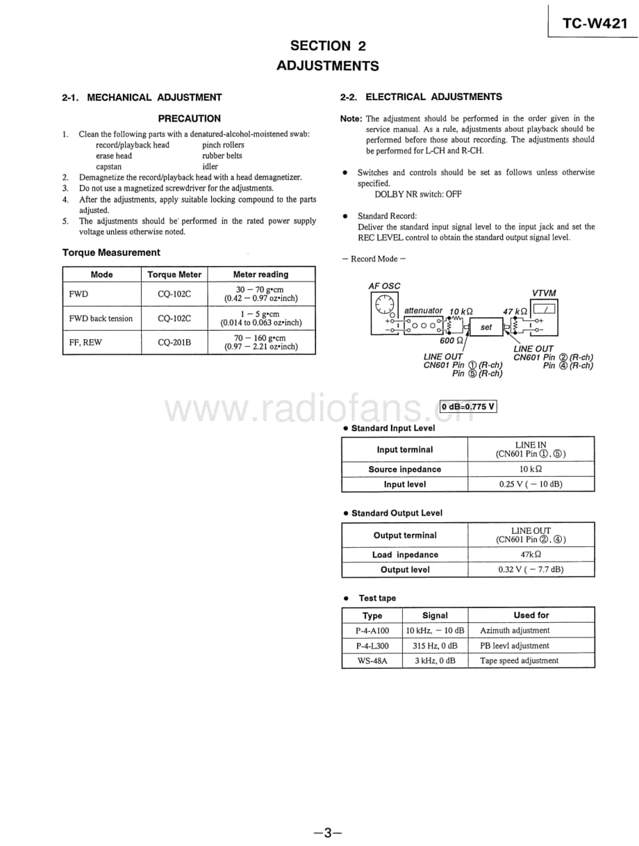 Sony-TC-W421-Service-Manual电路原理图.pdf_第3页