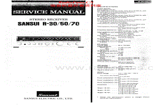 Sansui-R-30-50-70-Service-Manual电路原理图.pdf