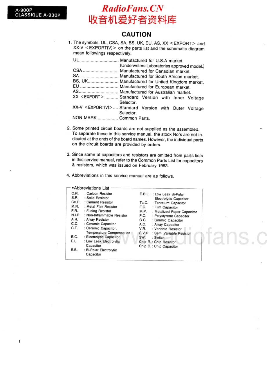 Sansui-A-900P-Service-Manual电路原理图.pdf_第2页