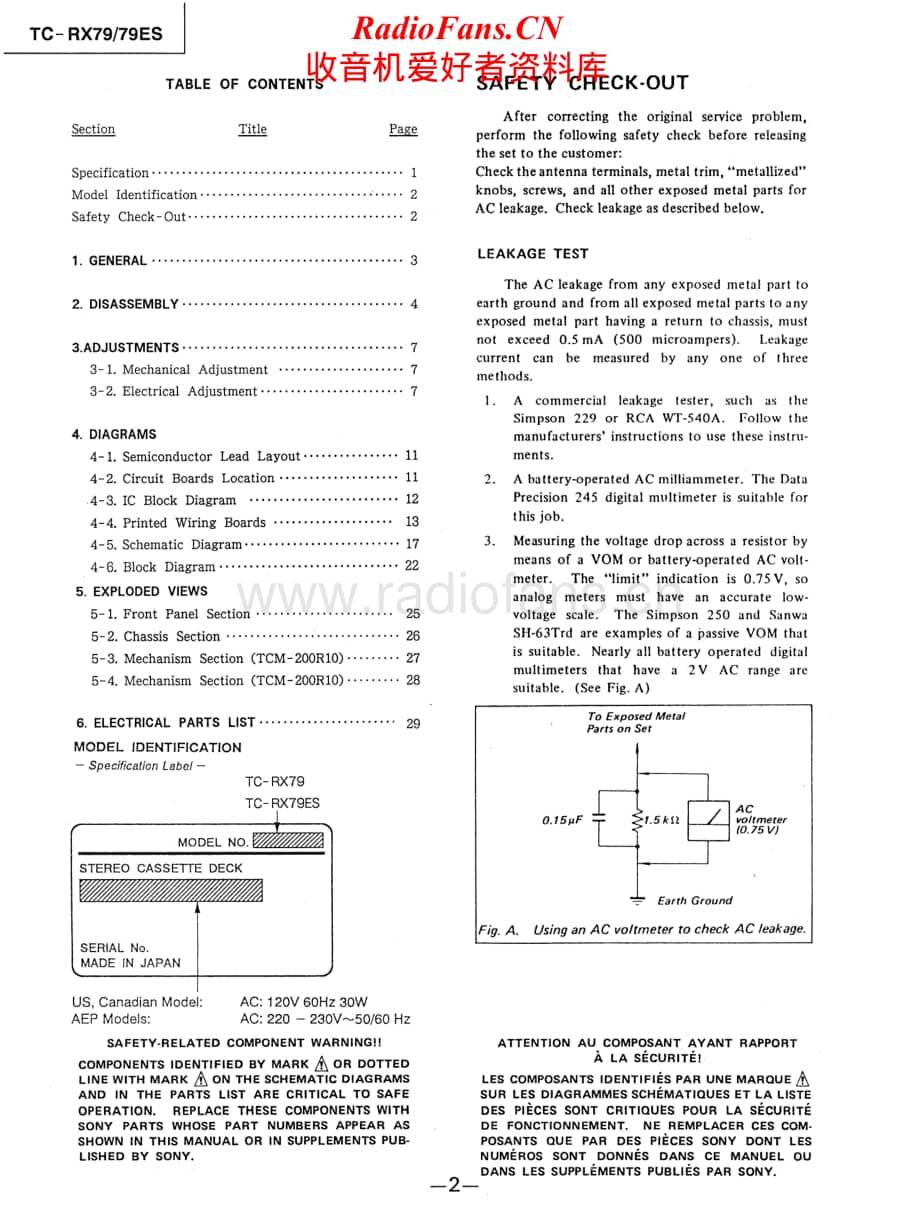 Sony-TC-RX79ES-Service-Manual电路原理图.pdf_第2页