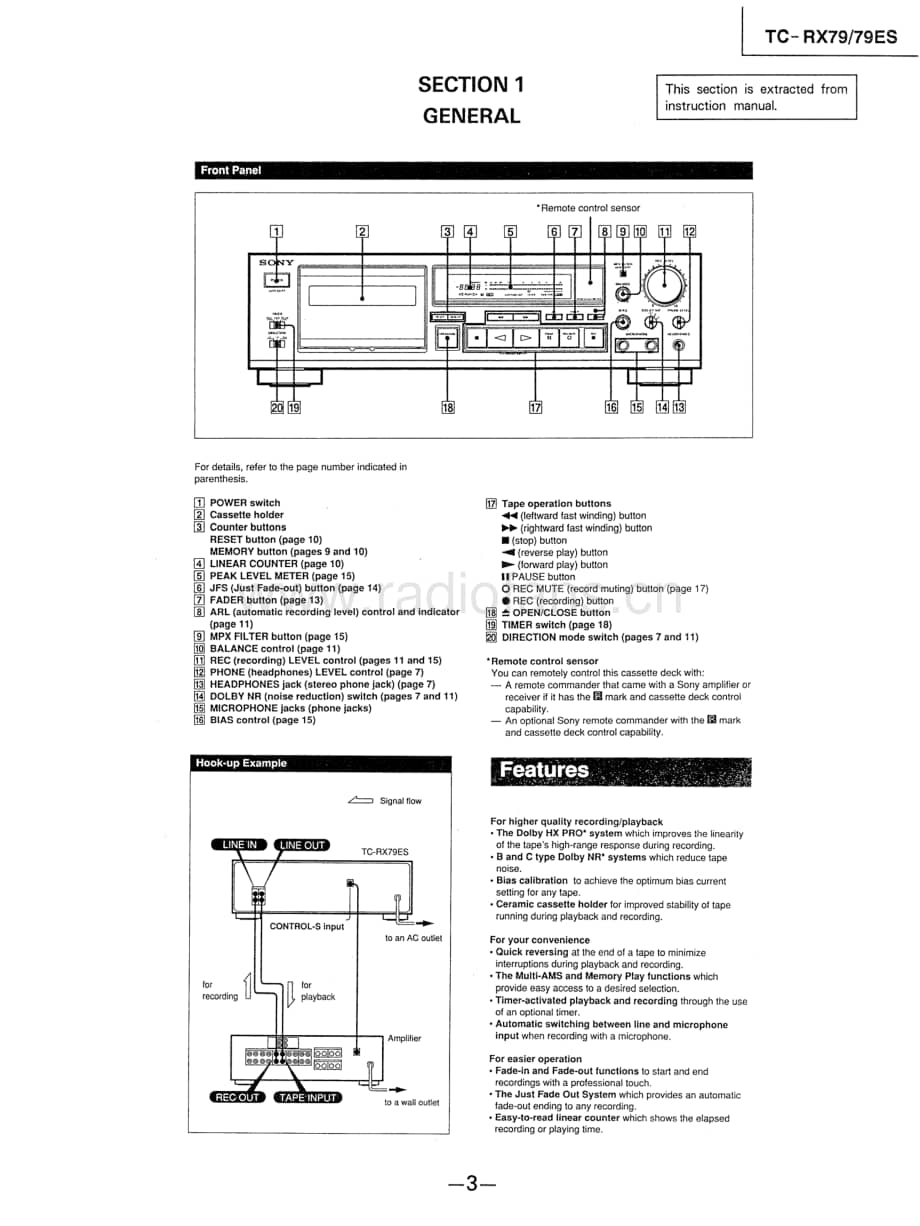 Sony-TC-RX79ES-Service-Manual电路原理图.pdf_第3页