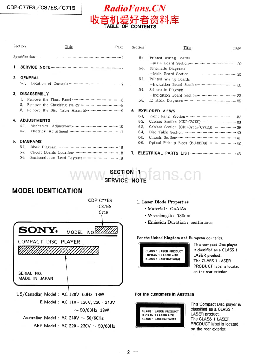 Sony-CDP-C77ES-Service-Manual电路原理图.pdf_第2页