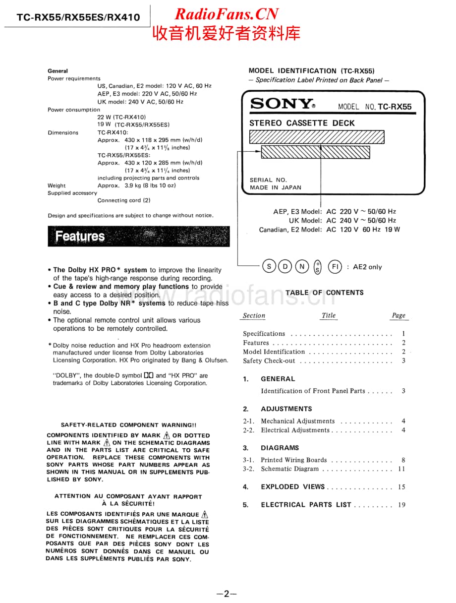 Sony-TC-RX55-Service-Manual电路原理图.pdf_第2页