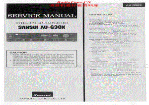 Sansui-AU-G30X-Service-Manual电路原理图.pdf