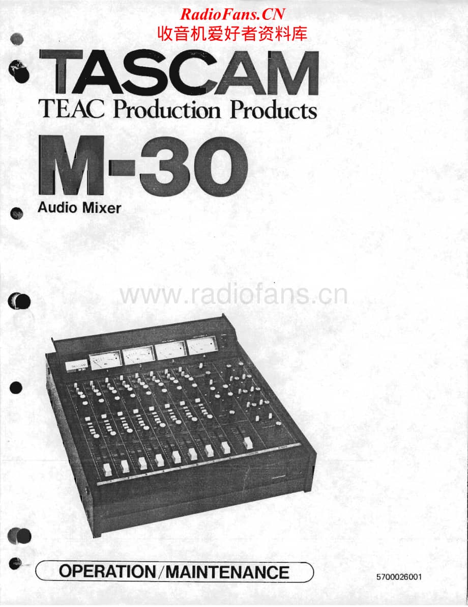 Tascam-M-30-Service-Manual电路原理图.pdf_第1页