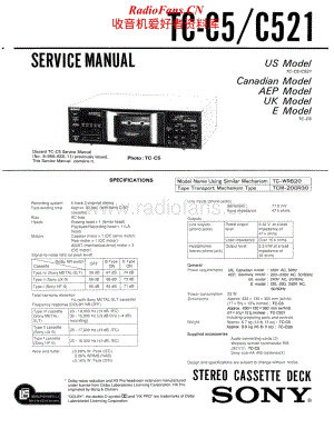 Sony-TC-C5-Service-Manual电路原理图.pdf
