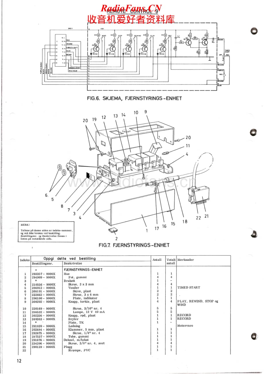 Tandberg-RC-9-Schematic电路原理图.pdf_第1页