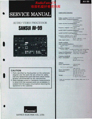 Sansui-AV-99-Service-Manual电路原理图.pdf