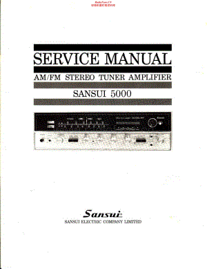 Sansui-5000-Service-Manual电路原理图.pdf