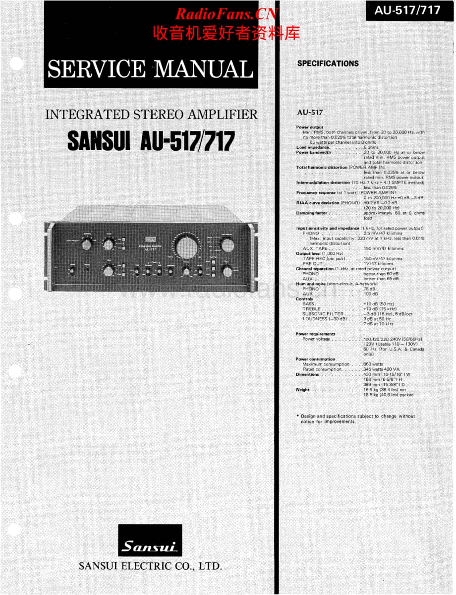 Sansui-AU-517-AU-717-Service-Manual (1)电路原理图.pdf_第1页