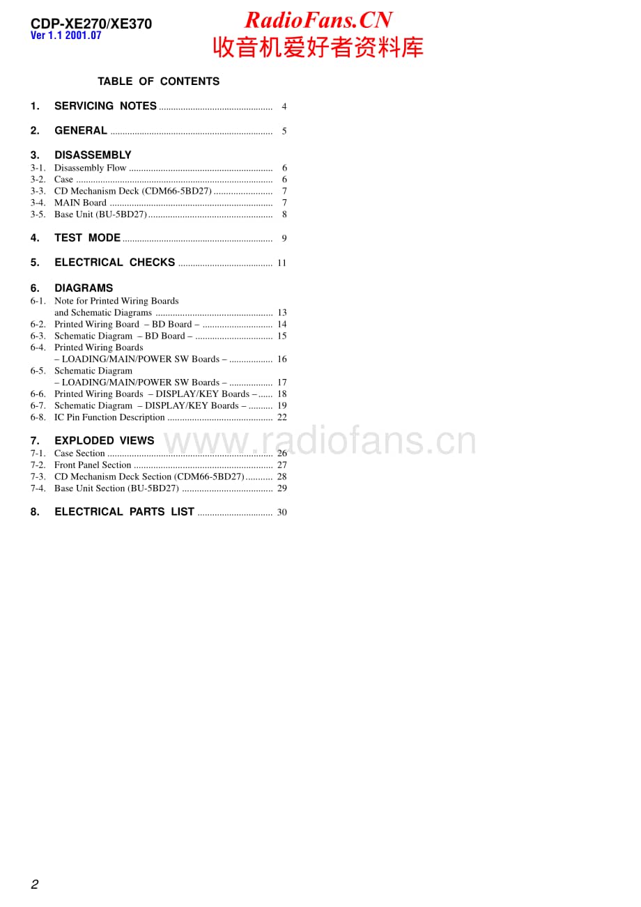 Sony-CDP-XE270-CDP-XE370-Service-Manual电路原理图.pdf_第2页