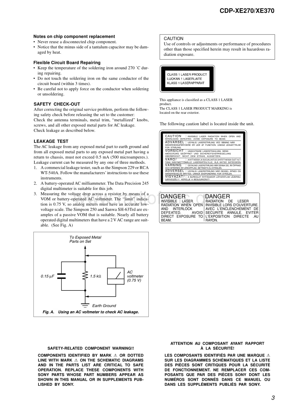 Sony-CDP-XE270-CDP-XE370-Service-Manual电路原理图.pdf_第3页