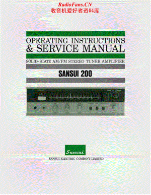 Sansui-200-Service-Manual电路原理图.pdf