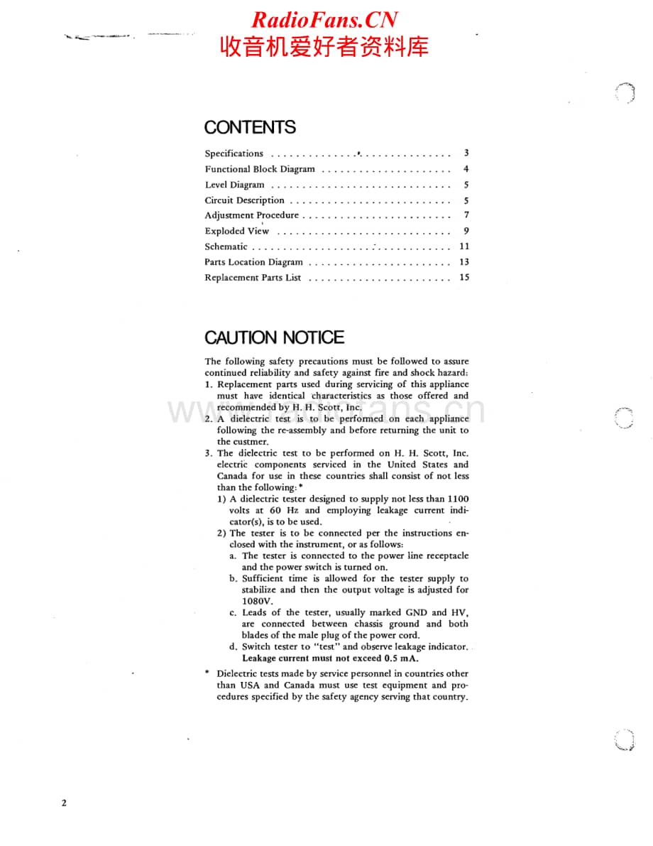 Scott-460A-Service-Manual电路原理图.pdf_第2页