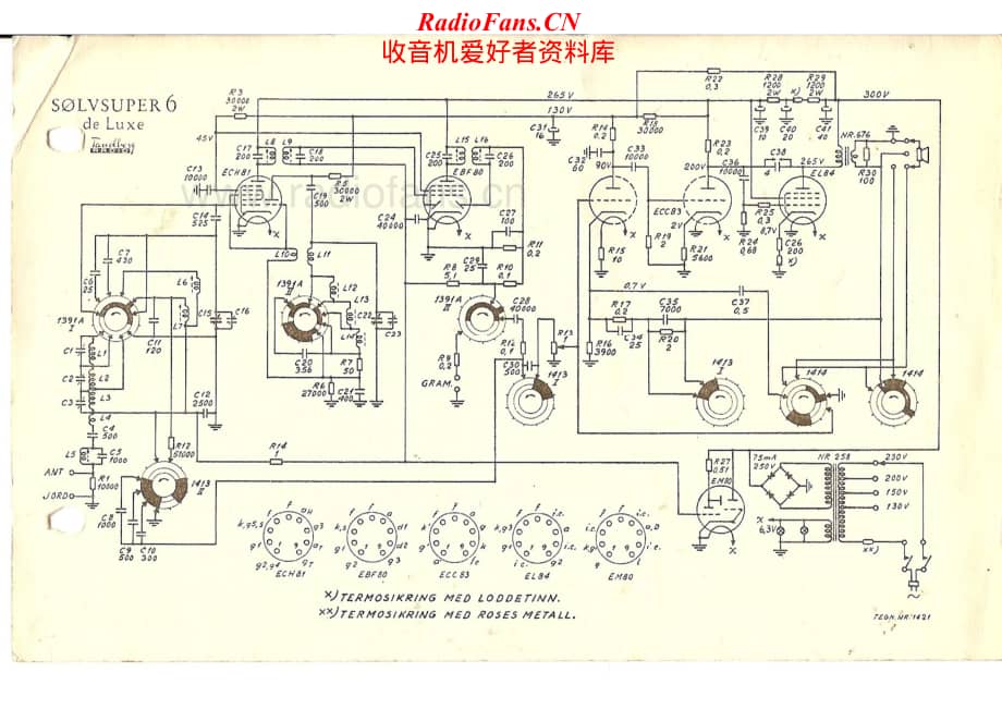 Tandberg-Solvsuper_6_De_Luxe-Schematic电路原理图.pdf_第1页