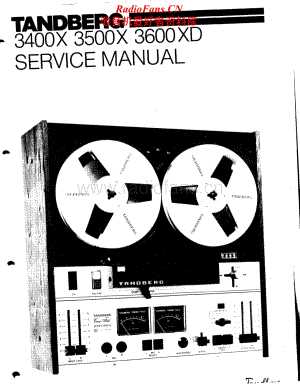 Tandberg-3400-X-3500-X-3600-XD-Service-Manual电路原理图.pdf
