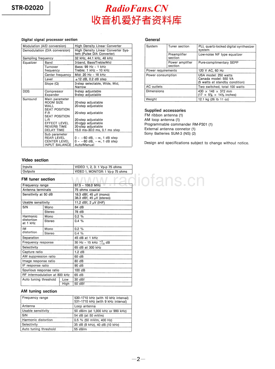 Sony-STR-D2020-Service-Manual电路原理图.pdf_第2页