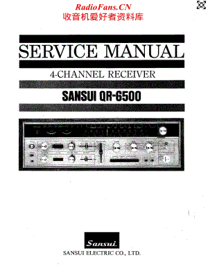 Sansui-QR-6500-Service-Manual电路原理图.pdf