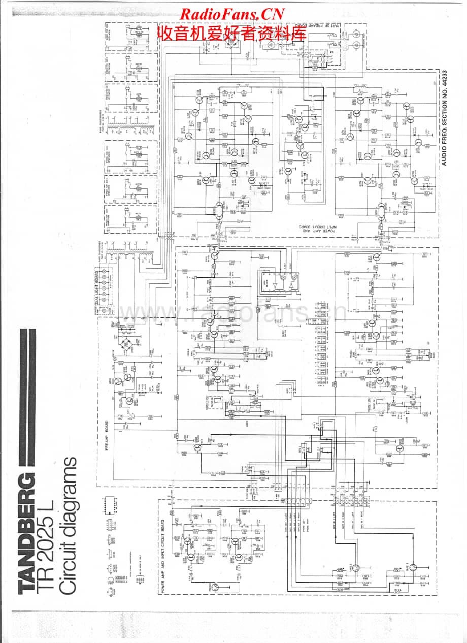 Tandberg-TR-2025-L-Schematic电路原理图.pdf_第1页