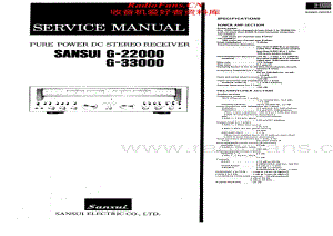 Sansui-G-22000-G-33000-Service-Manual电路原理图.pdf