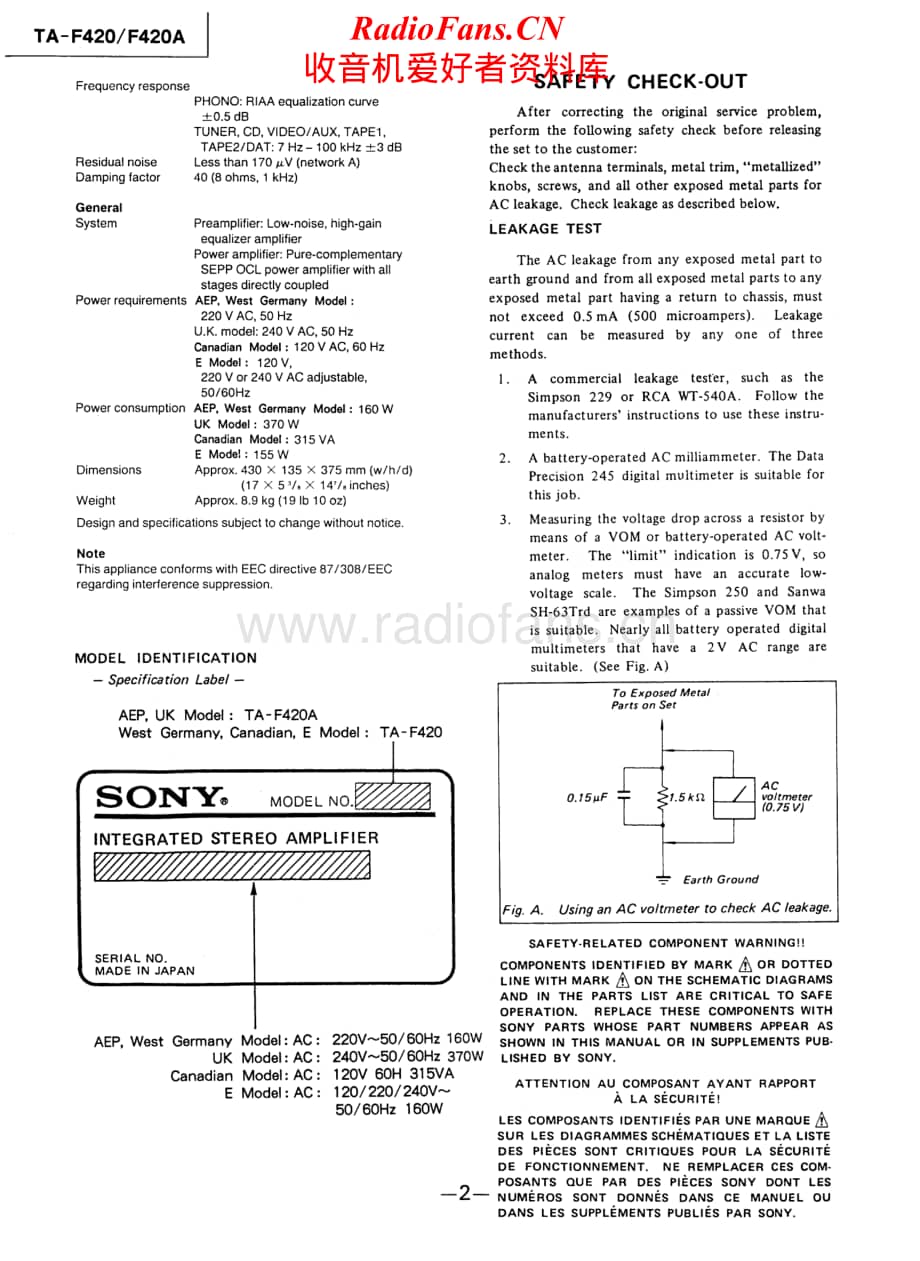 Sony-TA-F420A-Service-Manual电路原理图.pdf_第2页