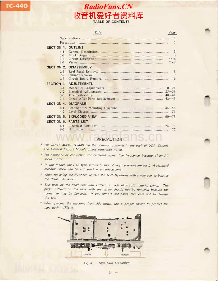 Sony-TC-440-Service-Manual电路原理图.pdf_第2页