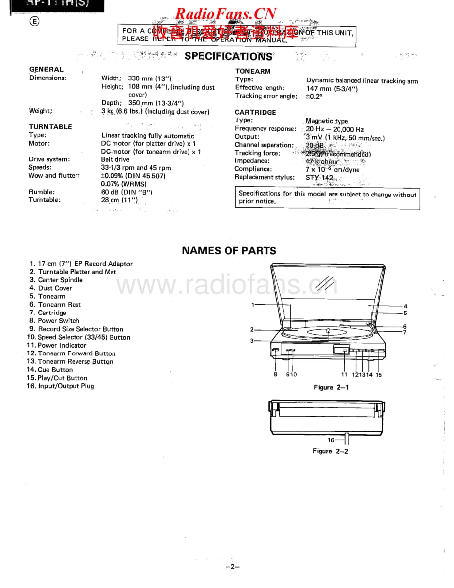 Sharp-RP-111H-Service-Manual电路原理图.pdf_第2页