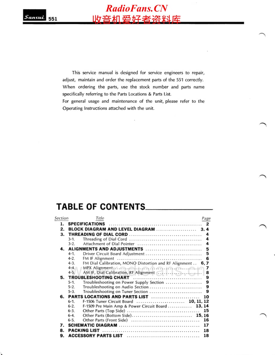 Sansui-551-Service-Manual电路原理图.pdf_第2页