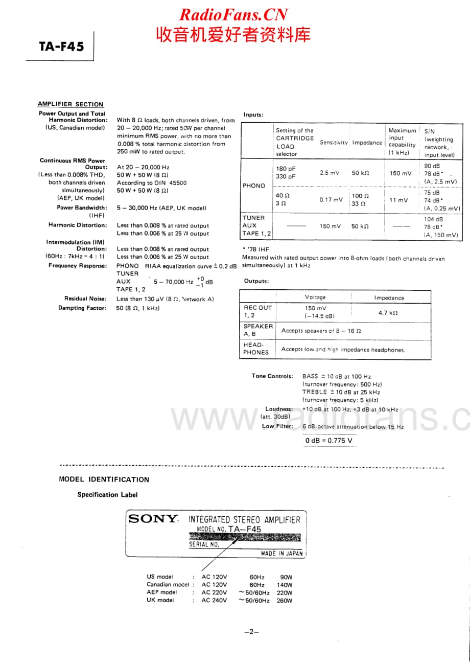 Sony-TA-F45-Service-Manual电路原理图.pdf_第2页