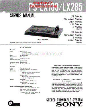 Sony-PS-LX100-Service-Manual电路原理图.pdf
