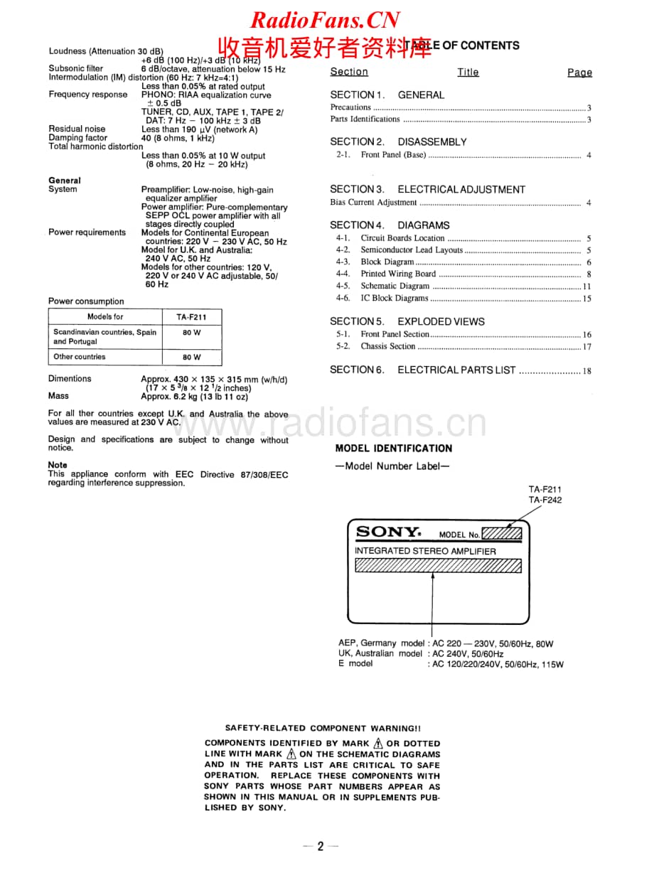 Sony-TA-F211-Service-Manual电路原理图.pdf_第2页