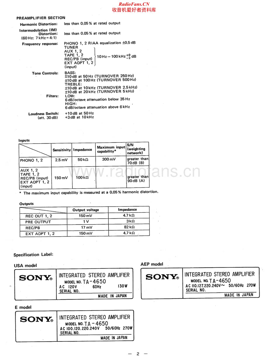 Sony-TA-4650-Service-Manual电路原理图.pdf_第2页