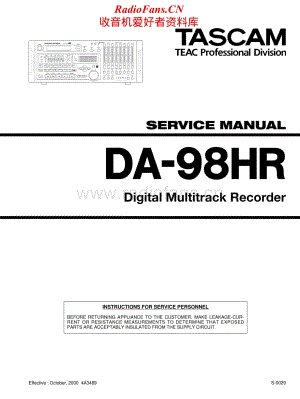 Tascam-DA-98-HR-Service-Manual电路原理图.pdf