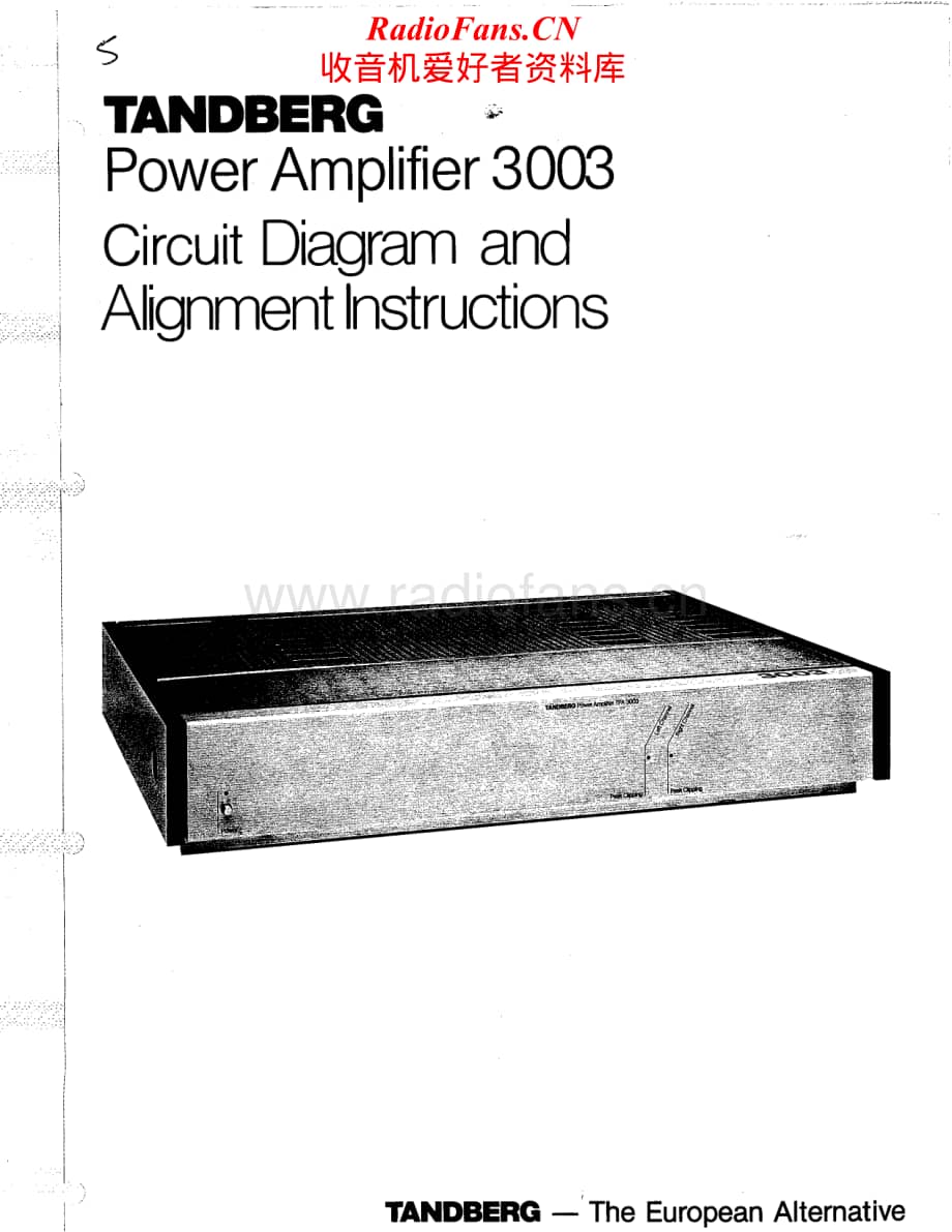 Tandberg-3003-Service-Manual电路原理图.pdf_第1页