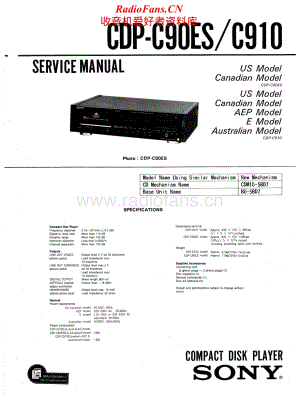 Sony-CDP-C910-Service-Manual电路原理图.pdf