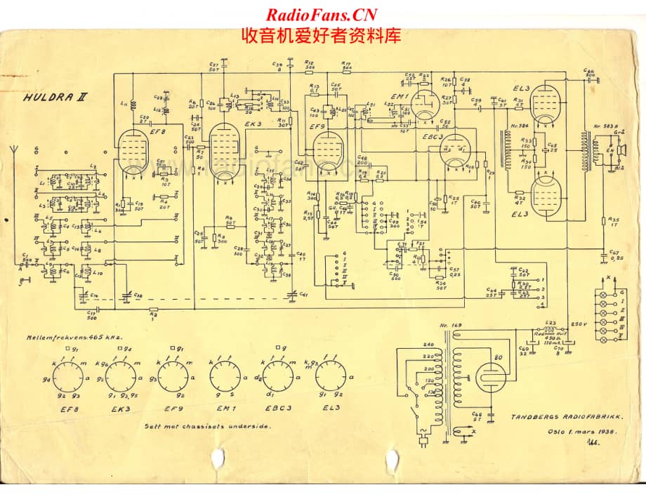 Tandberg-Huldra_2-Schematic电路原理图.pdf_第1页