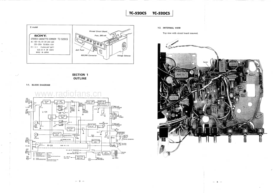 Sony-TC-520-CS-Service-Manual电路原理图.pdf_第3页