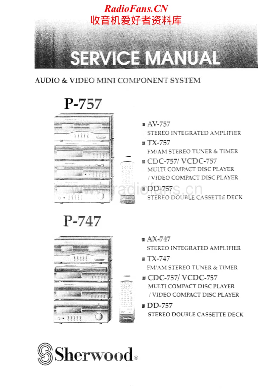 Sherwood-P-747-Service-Manual电路原理图.pdf_第1页