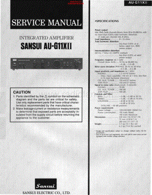 Sansui-AUG-11-X-Mk2-Service-Manual电路原理图.pdf